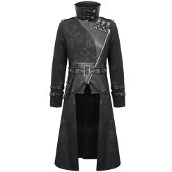 DEVIL FASHION Longue Veste 'Haboolm' Noire