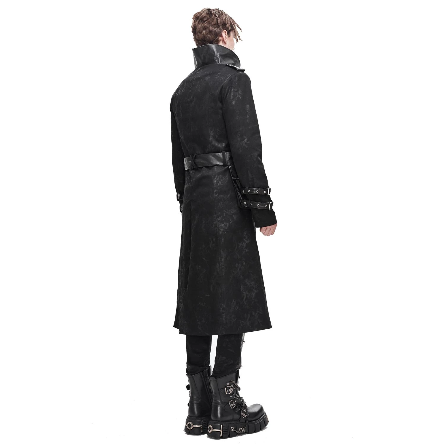 DEVIL FASHION Longue Veste 'Haboolm' Noire 7 DEVIL FASHION Longue Veste 'Haboolm' Noire – Image 5
