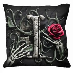 Spiral Direct Lot De 3 Coussins 'R.I.P.' Carrés -ALCHEMY GOTHIC shop lot de 3 coussins rip carres 2