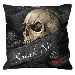 Spiral Direct Lot De 3 Coussins 'See No Evil' Carrés -ALCHEMY GOTHIC shop lot de 3 coussins see no evil carres 3
