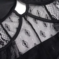 DEVIL FASHION Maillot De Bain 'Finely Gothic' Noir -ALCHEMY GOTHIC shop maillot de bain finely gothic noir 14