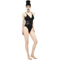 DEVIL FASHION Maillot De Bain 'Murmur' Noir -ALCHEMY GOTHIC shop maillot de bain murmur noir 8