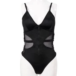 DEVIL FASHION Maillot De Bain 'Murmur' Noir -ALCHEMY GOTHIC shop maillot de bain murmur noir 9