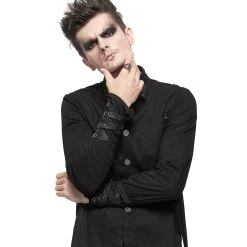 DEVIL FASHION Manchettes 'Cryock' Noires 15 DEVIL FASHION Manchettes 'Cryock' Noires -ALCHEMY GOTHIC shop manchettes cryock noires 2