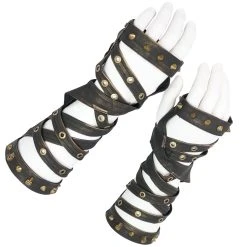 DEVIL FASHION Manchettes 'Steampunk Gear' Marrons