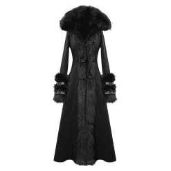 DEVIL FASHION Manteau à Capuche 'Black Frozen' Noir