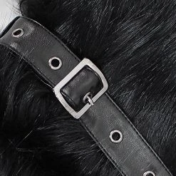 DEVIL FASHION Manteau à Capuche 'Red Frozen' Rouge Et Noir -ALCHEMY GOTHIC shop manteau a capuche red frozen rouge et noir 13