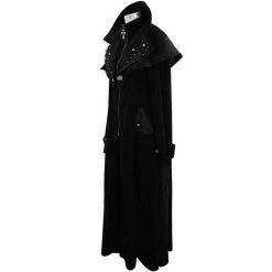 DEVIL FASHION Manteau 'Azalaïs' Noir -ALCHEMY GOTHIC shop manteau azalais noir 10