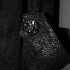 DEVIL FASHION Manteau 'Azalaïs' Noir -ALCHEMY GOTHIC shop manteau azalais noir 12