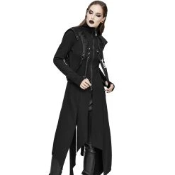 DEVIL FASHION Manteau 'Badriyah' Noir 32 DEVIL FASHION Manteau 'Badriyah' Noir -ALCHEMY GOTHIC shop manteau badriyah noir 10