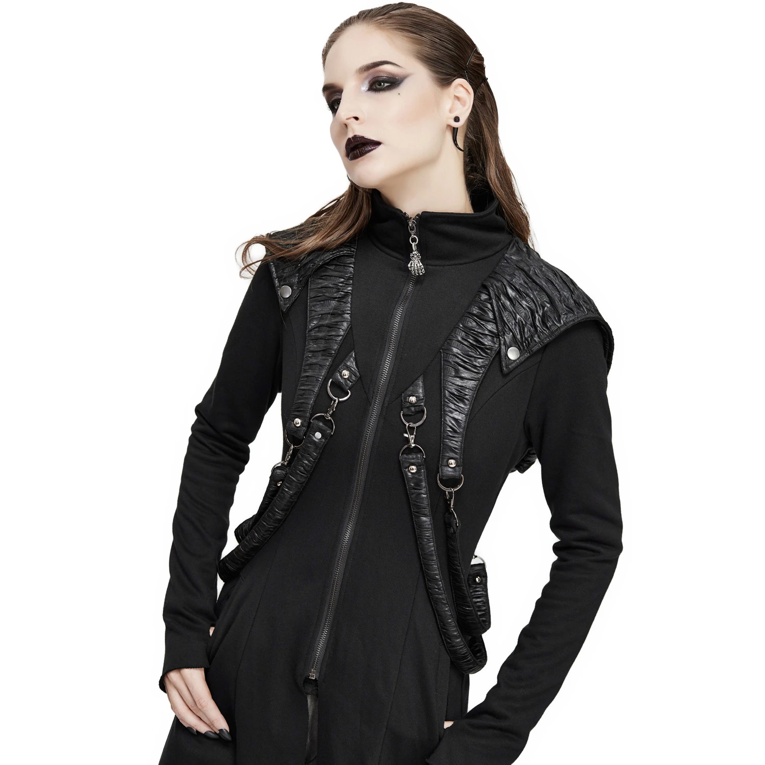 DEVIL FASHION Manteau 'Badriyah' Noir 15 DEVIL FASHION Manteau 'Badriyah' Noir – Image 13