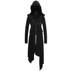 DEVIL FASHION Manteau 'Badriyah' Noir 40 DEVIL FASHION Manteau 'Badriyah' Noir -ALCHEMY GOTHIC shop manteau badriyah noir 18