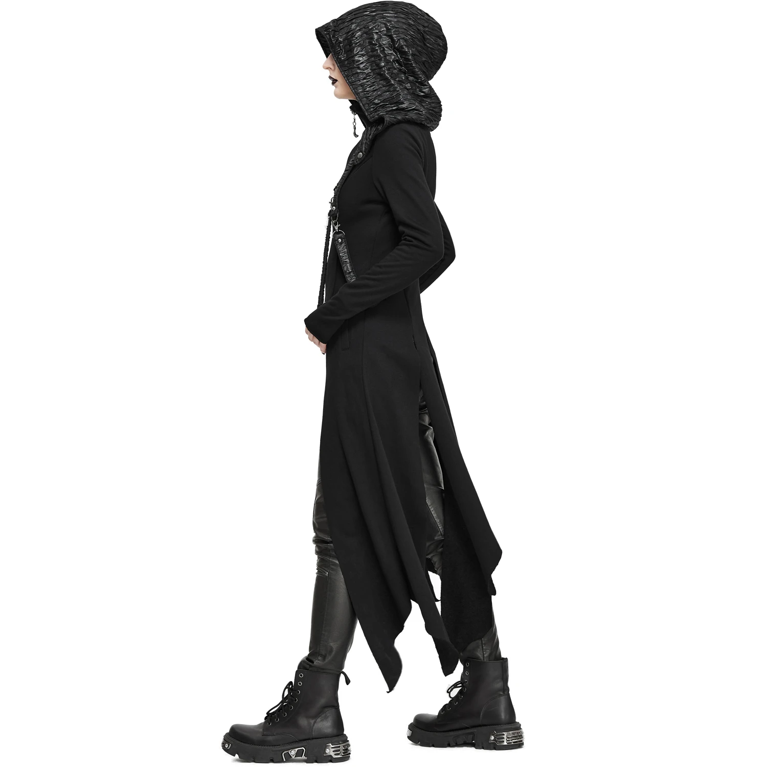 DEVIL FASHION Manteau 'Badriyah' Noir 7 DEVIL FASHION Manteau 'Badriyah' Noir – Image 5