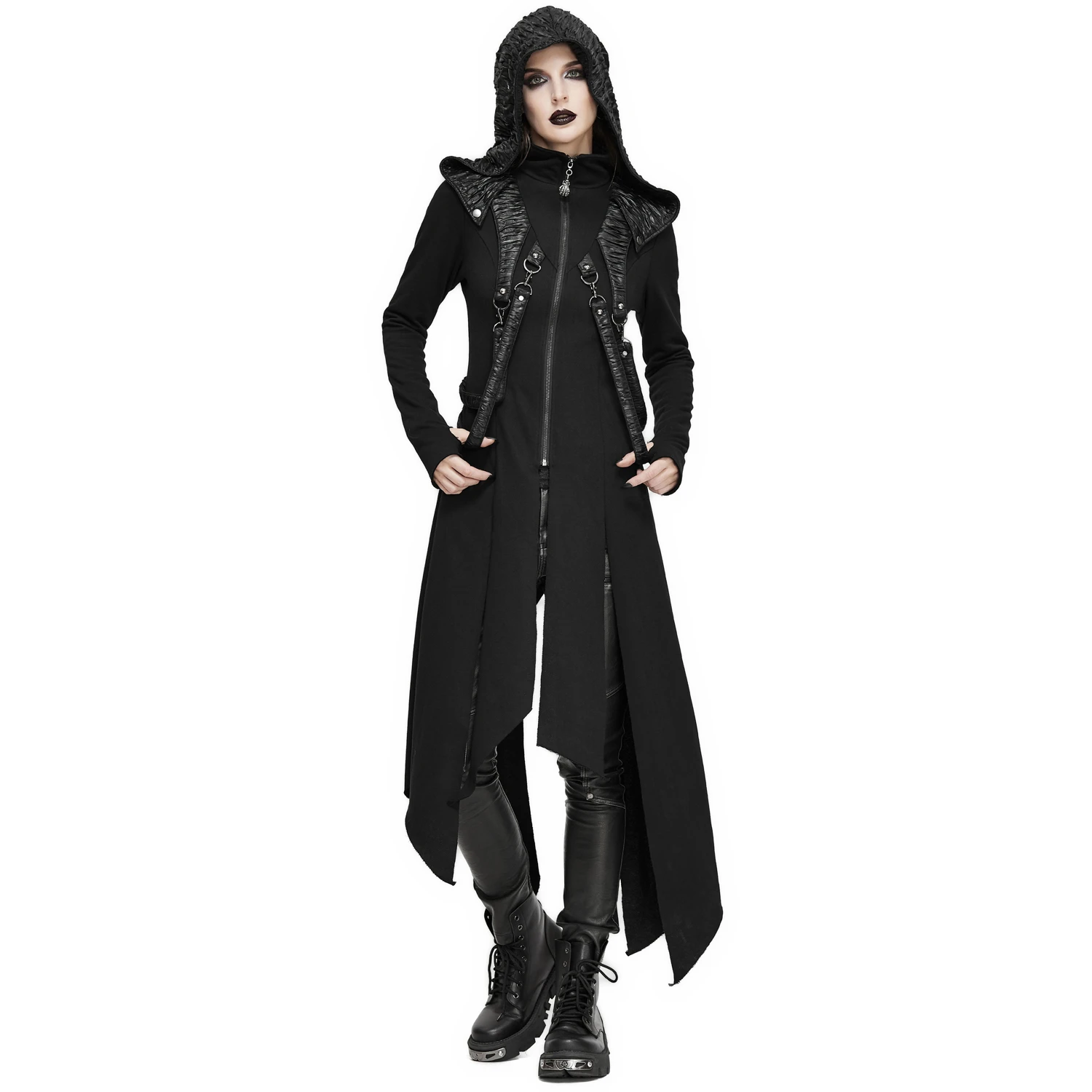 DEVIL FASHION Manteau 'Badriyah' Noir 8 DEVIL FASHION Manteau 'Badriyah' Noir – Image 6