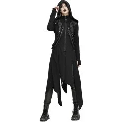DEVIL FASHION Manteau 'Badriyah' Noir 29 DEVIL FASHION Manteau 'Badriyah' Noir -ALCHEMY GOTHIC shop manteau badriyah noir 7