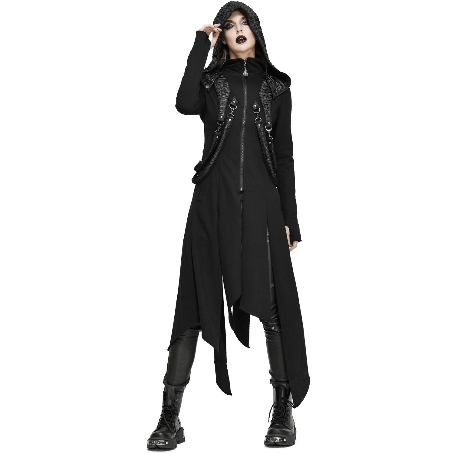 DEVIL FASHION Manteau 'Badriyah' Noir 10 DEVIL FASHION Manteau 'Badriyah' Noir – Image 8
