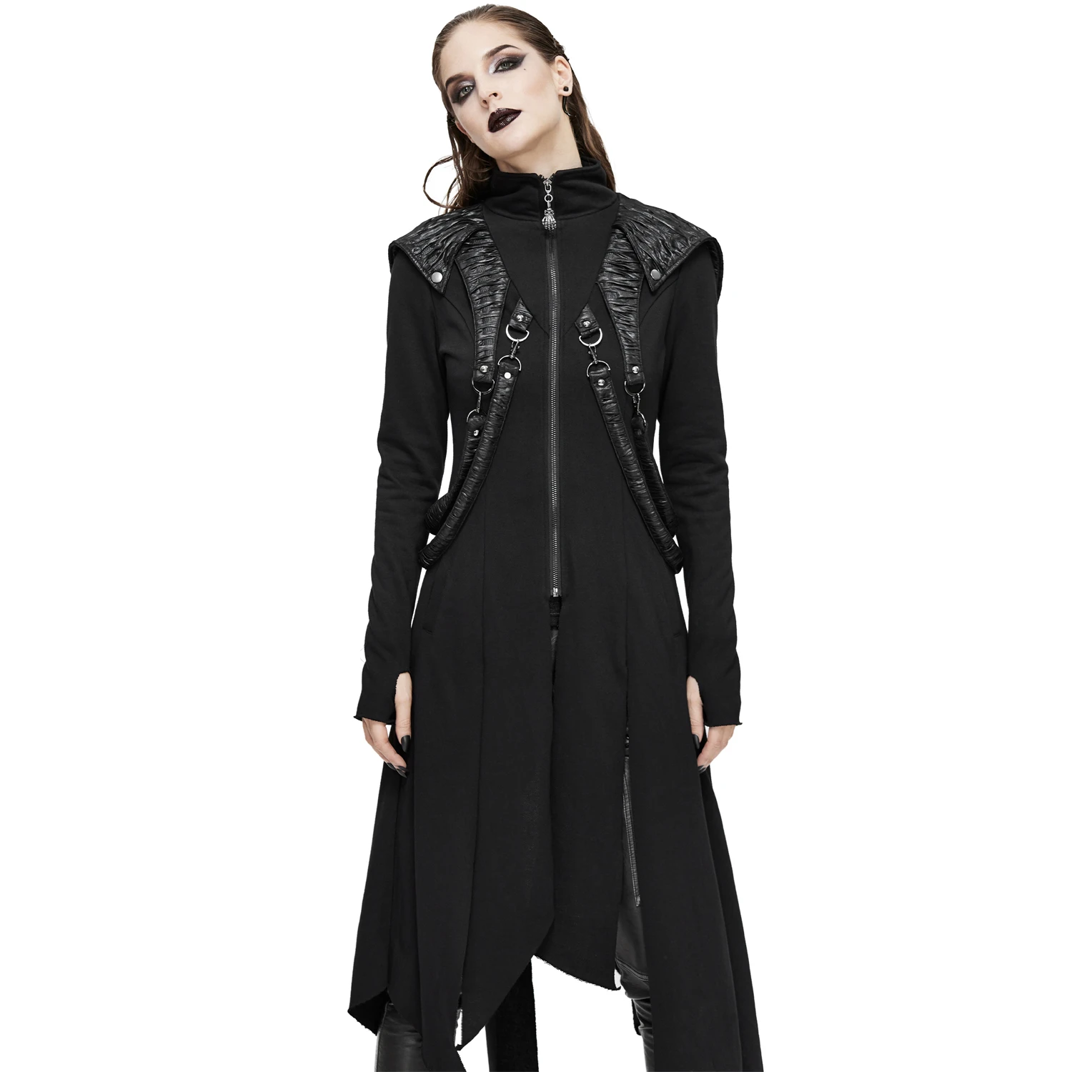 DEVIL FASHION Manteau 'Badriyah' Noir 12 DEVIL FASHION Manteau 'Badriyah' Noir – Image 10