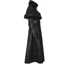 PUNK RAVE Manteau 'Doriana' Noir -ALCHEMY GOTHIC shop manteau doriana noir 10