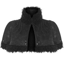 PUNK RAVE Manteau 'Doriana' Noir -ALCHEMY GOTHIC shop manteau doriana noir 12