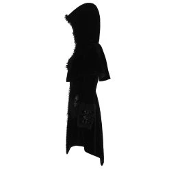 PUNK RAVE Manteau Gothic Lolita 'Witchnight' Noir à Capuche -ALCHEMY GOTHIC shop manteau gothic lolita witchnight noir a capuche 8