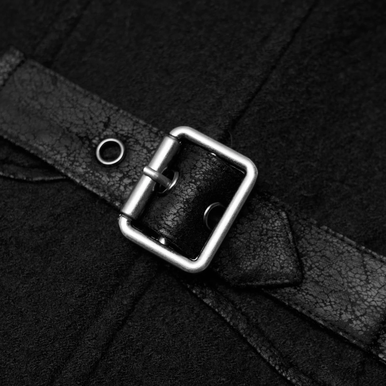 PUNK RAVE Manteau Gothique 'Bellona' Noir 17 PUNK RAVE Manteau Gothique 'Bellona' Noir – Image 15