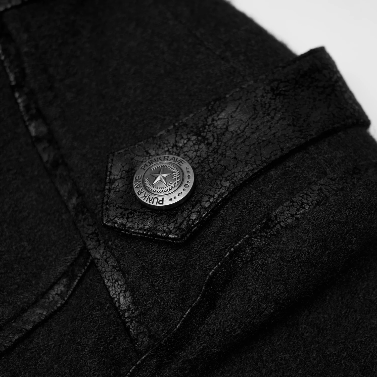 PUNK RAVE Manteau Gothique 'Bellona' Noir 20 PUNK RAVE Manteau Gothique 'Bellona' Noir – Image 18