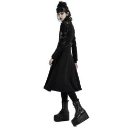 PUNK RAVE Manteau Gothique 'Bellona' Noir 24 PUNK RAVE Manteau Gothique 'Bellona' Noir -ALCHEMY GOTHIC shop manteau gothique bellona noir 3