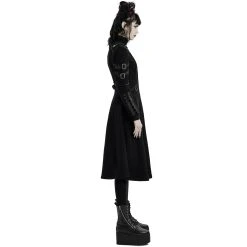 PUNK RAVE Manteau Gothique 'Bellona' Noir 25 PUNK RAVE Manteau Gothique 'Bellona' Noir -ALCHEMY GOTHIC shop manteau gothique bellona noir 4