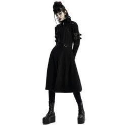 PUNK RAVE Manteau Gothique 'Bellona' Noir 26 PUNK RAVE Manteau Gothique 'Bellona' Noir -ALCHEMY GOTHIC shop manteau gothique bellona noir 5