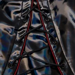 PUNK RAVE Manteau Long 'Cyber Laser' Noir -ALCHEMY GOTHIC shop manteau long cyber laser noir 15