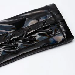 PUNK RAVE Manteau Long 'Cyber Laser' Noir -ALCHEMY GOTHIC shop manteau long cyber laser noir 16