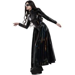 PUNK RAVE Manteau Long 'Cyber Laser' Noir -ALCHEMY GOTHIC shop manteau long cyber laser noir 8
