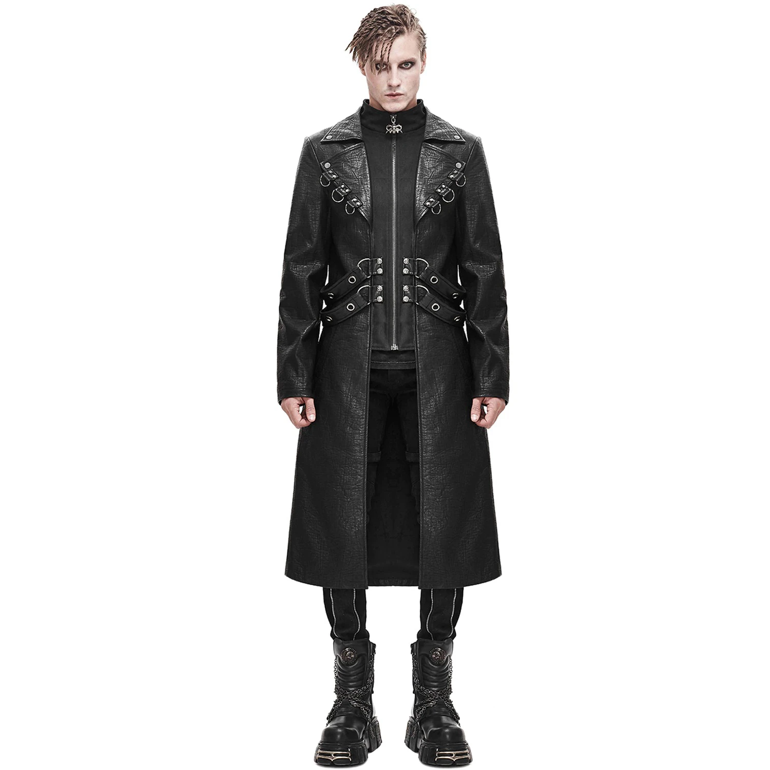 DEVIL FASHION Manteau 'Melmoth' Noir 4 DEVIL FASHION Manteau 'Melmoth' Noir – Image 2