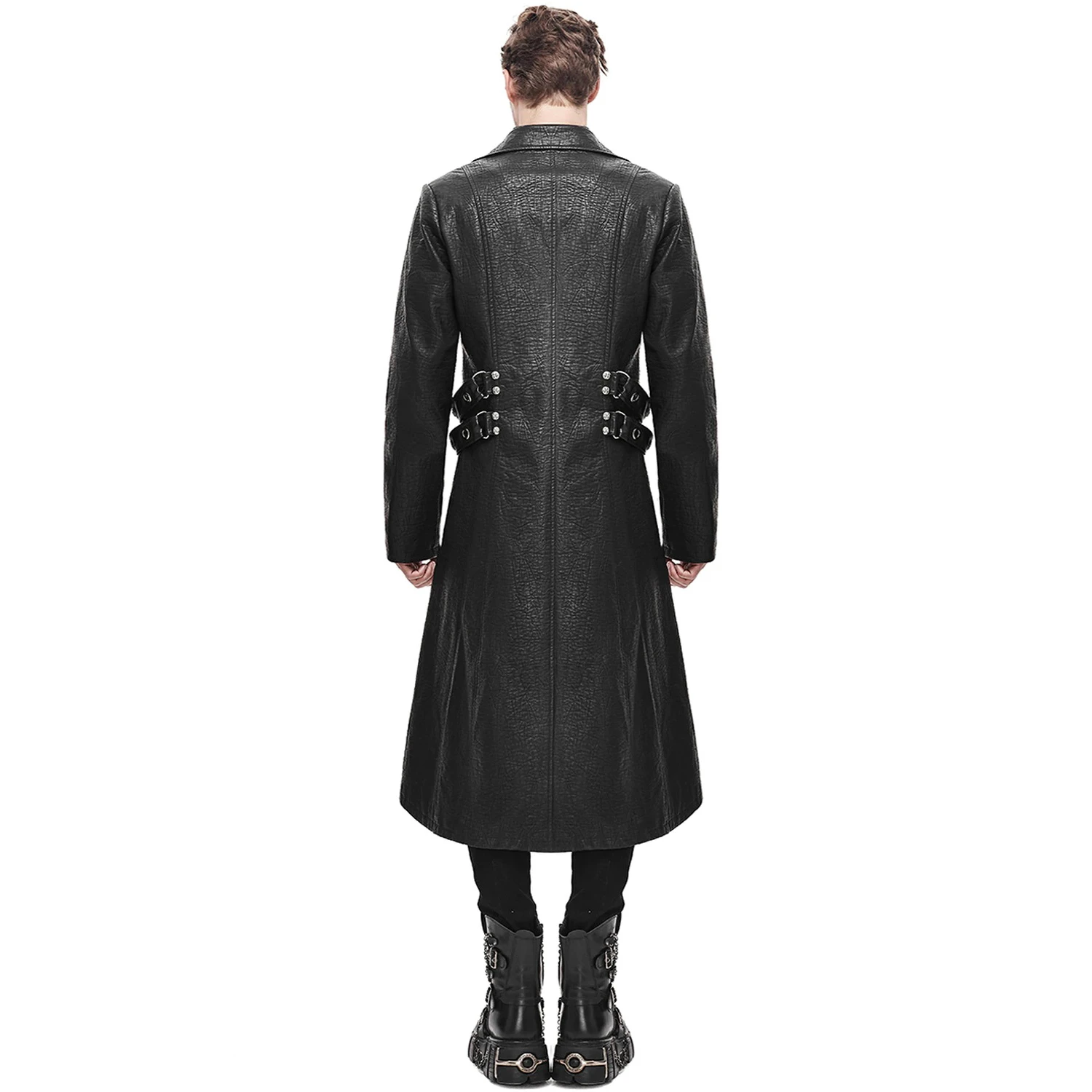 DEVIL FASHION Manteau 'Melmoth' Noir 5 DEVIL FASHION Manteau 'Melmoth' Noir – Image 3