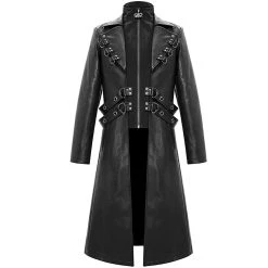 DEVIL FASHION Manteau 'Melmoth' Noir