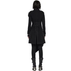 PUNK RAVE Manteau 'Murderdoll' Noir -ALCHEMY GOTHIC shop manteau murderdoll noir 2