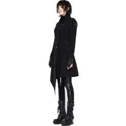 PUNK RAVE Manteau 'Murderdoll' Noir -ALCHEMY GOTHIC shop manteau murderdoll noir 3