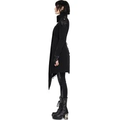 PUNK RAVE Manteau 'Murderdoll' Noir -ALCHEMY GOTHIC shop manteau murderdoll noir 5