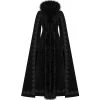 PUNK RAVE Manteau 'Royal Darkness' Noir 2 PUNK RAVE Manteau 'Royal Darkness' Noir -ALCHEMY GOTHIC shop manteau royal darkness noir