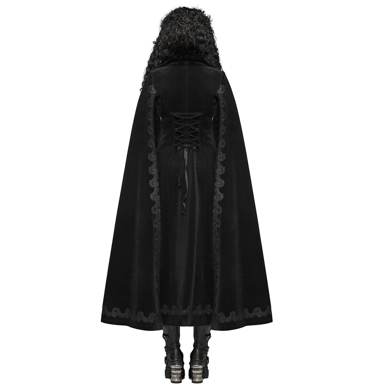 PUNK RAVE Manteau 'Royal Darkness' Noir 5 PUNK RAVE Manteau 'Royal Darkness' Noir – Image 3