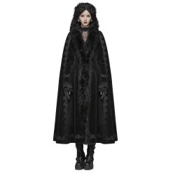 PUNK RAVE Manteau 'Royal Darkness' Noir 20 PUNK RAVE Manteau 'Royal Darkness' Noir -ALCHEMY GOTHIC shop manteau royal darkness noir 4