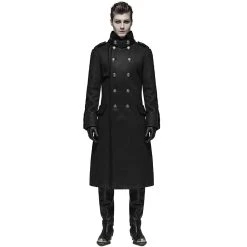ALCHEMY GOTHIC shop -ALCHEMY GOTHIC shop manteau style militaire gotham noir 1
