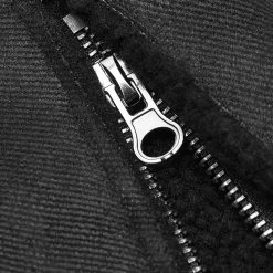 PUNK RAVE Manteau Style Militaire 'Gotham' Noir -ALCHEMY GOTHIC shop manteau style militaire gotham noir 11