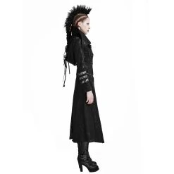 PUNK RAVE Manteau-Veste à Capuche 'Scorpio' Pour Femmes Noir -ALCHEMY GOTHIC shop manteau veste a capuche scorpio pour femmes noir 3