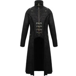 DEVIL FASHION Manteau 'Viserion' Noir 30 DEVIL FASHION Manteau 'Viserion' Noir -ALCHEMY GOTHIC shop manteau viserion noir 10