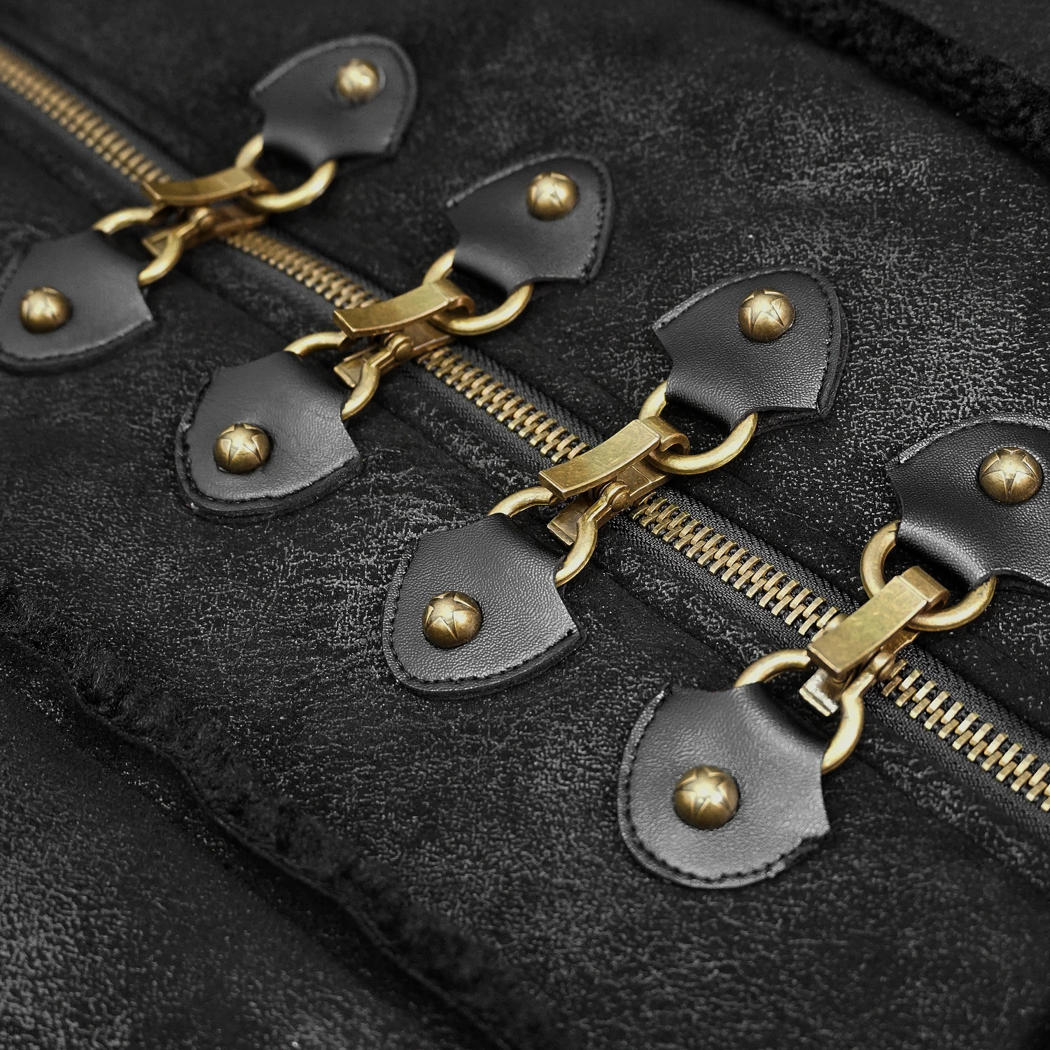 DEVIL FASHION Manteau 'Viserion' Noir 14 DEVIL FASHION Manteau 'Viserion' Noir – Image 12