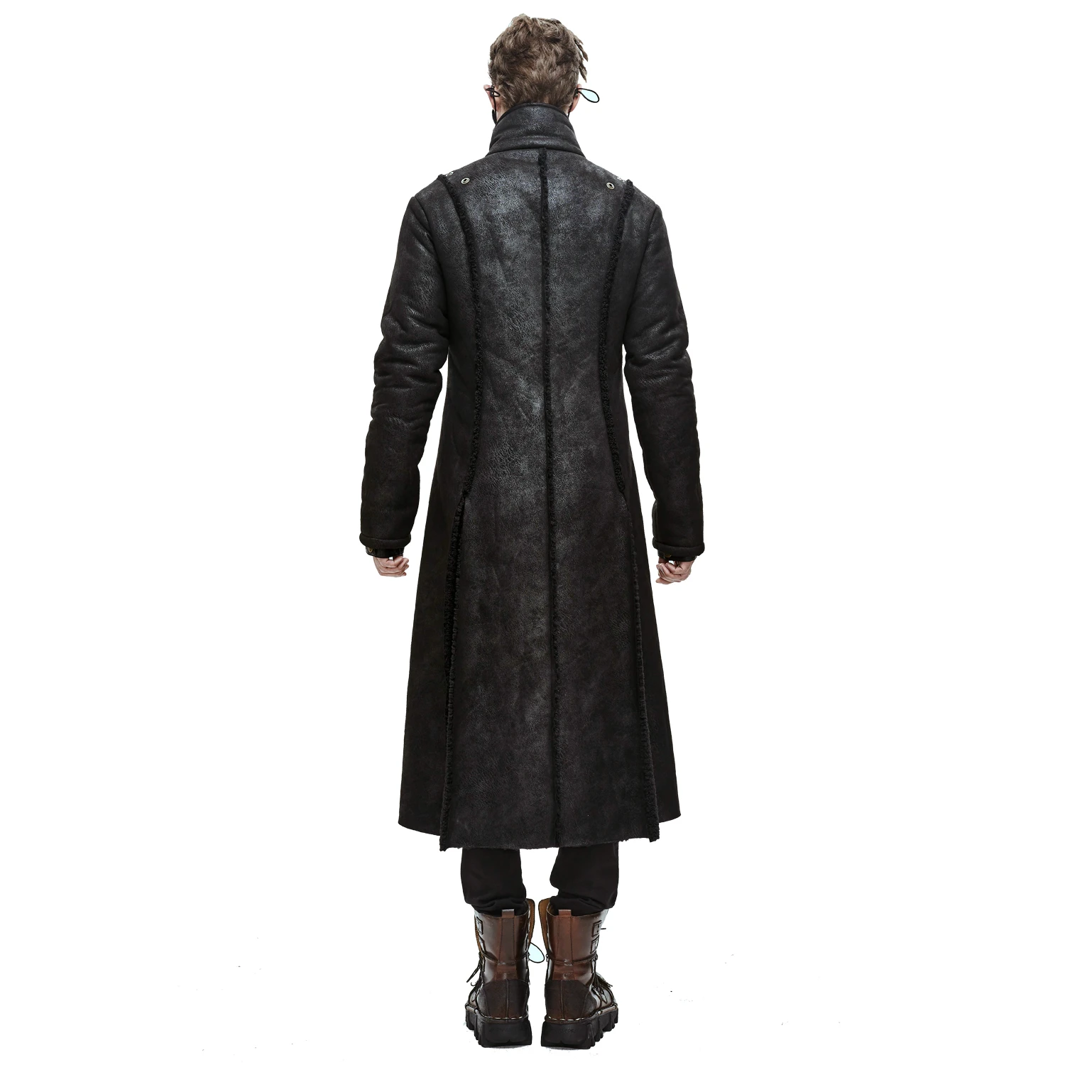DEVIL FASHION Manteau 'Viserion' Noir 5 DEVIL FASHION Manteau 'Viserion' Noir – Image 3