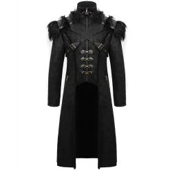 DEVIL FASHION Manteau 'Viserion' Noir