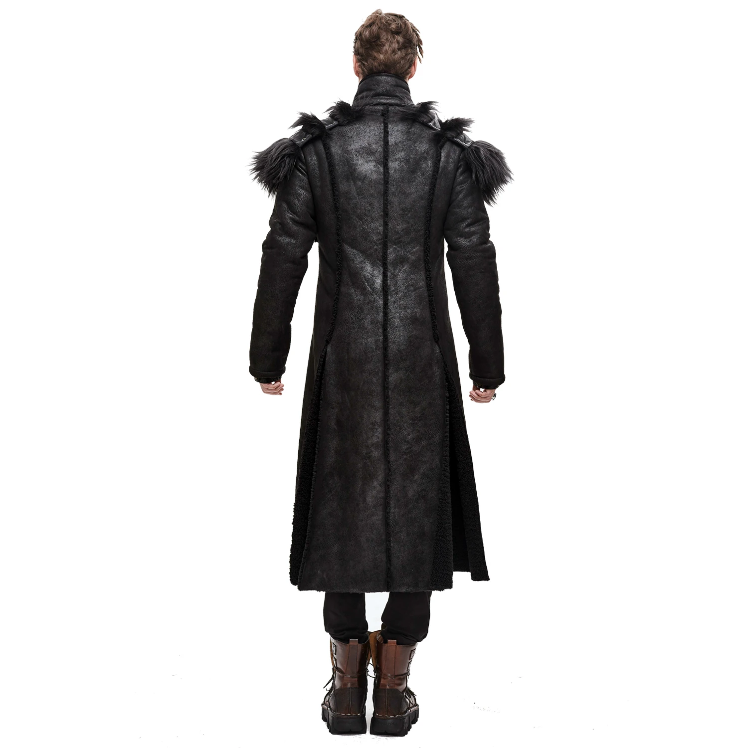 DEVIL FASHION Manteau 'Viserion' Noir 9 DEVIL FASHION Manteau 'Viserion' Noir – Image 7