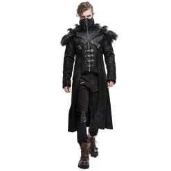 DEVIL FASHION Manteau 'Viserion' Noir 27 DEVIL FASHION Manteau 'Viserion' Noir -ALCHEMY GOTHIC shop manteau viserion noir 7
